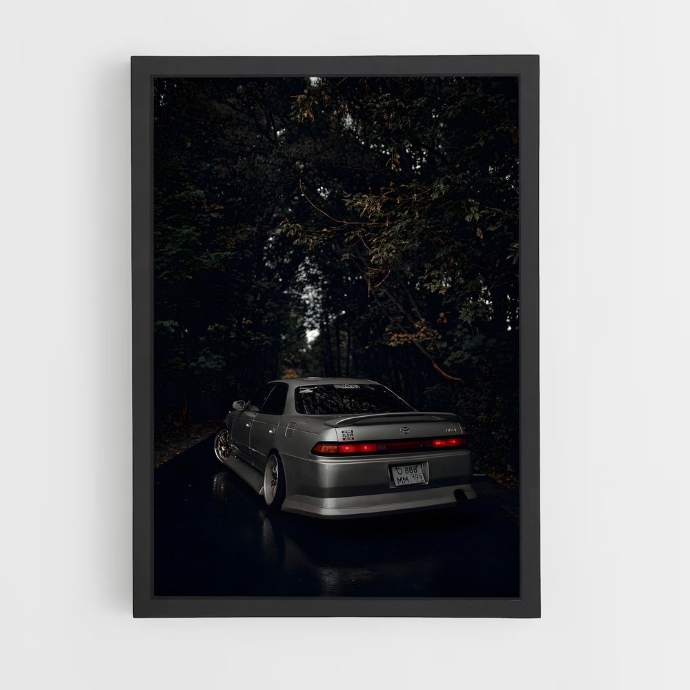 Poster Mark ii jzx élégant – affiche Toyota (vue 2)